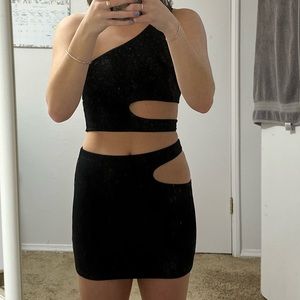 Never worn PLT two piece cut out set